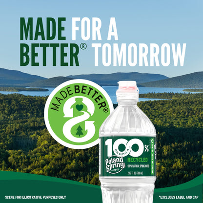Brand 100% Natural Spring Water, 8-Ounce Mini Plastic Bottles (Pack of 48)